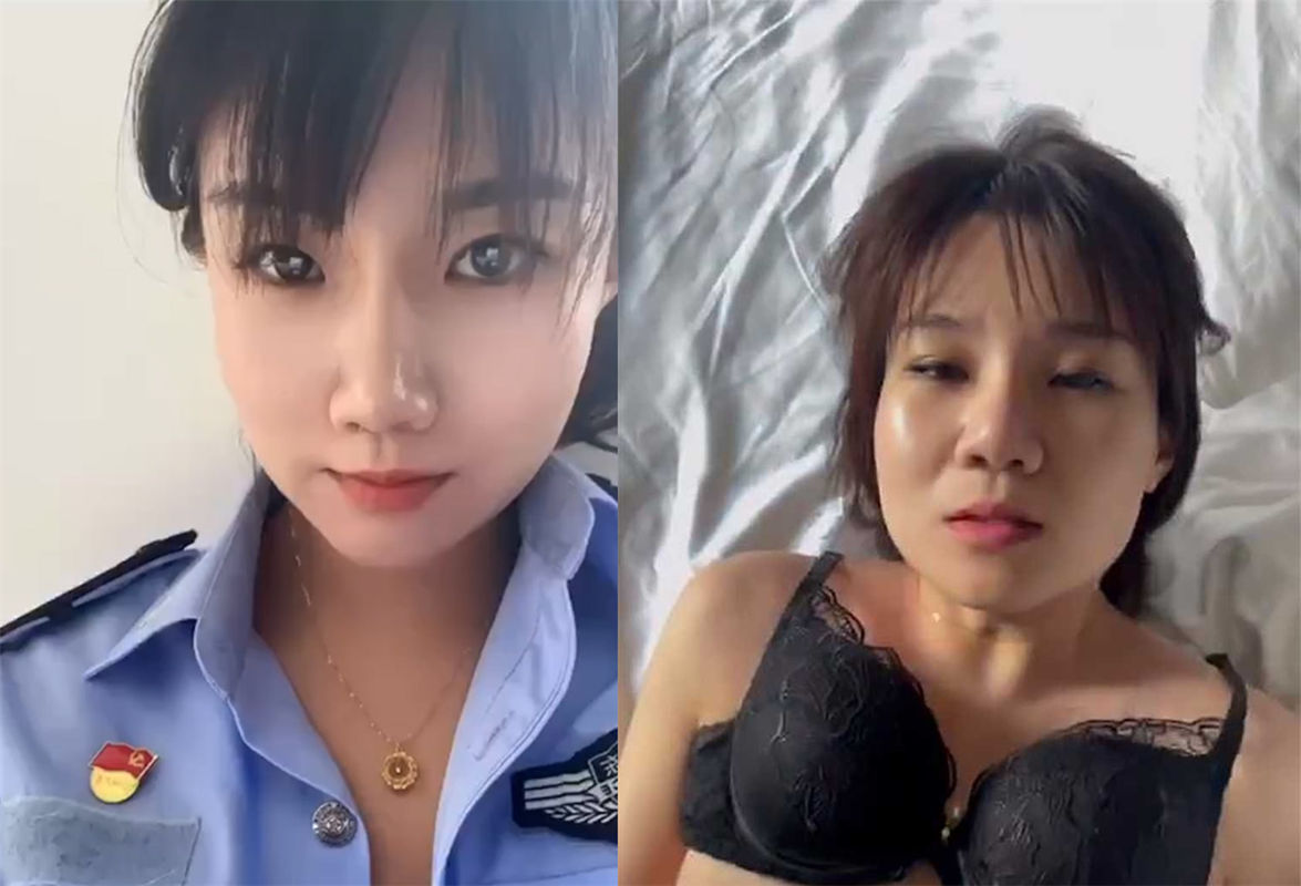 朱潇婉-美艳警花人妻性欲极强露脸约炮舔屌满嘴骚话高潮淫叫大量出轨视频被曝光[2V+11GIF+10P/168M]