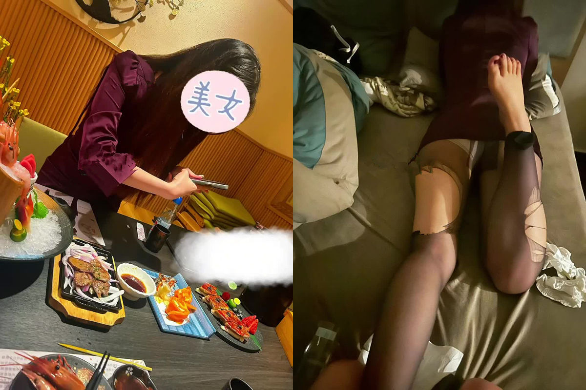 深情小K-酒红包臀裙黑丝美腿[1V/88.9M]